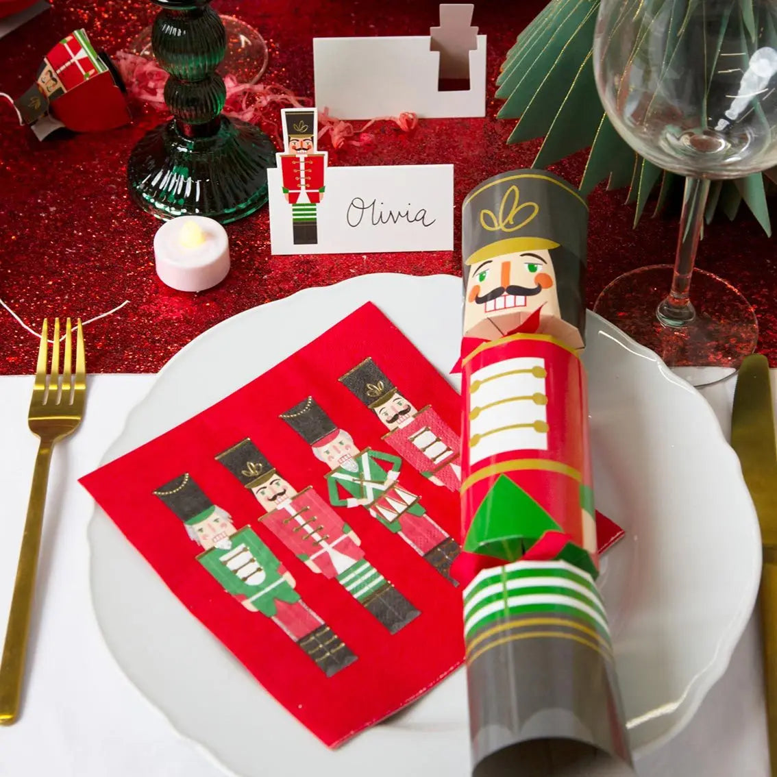 Nutcracker Christmas Napkins - 20 pack