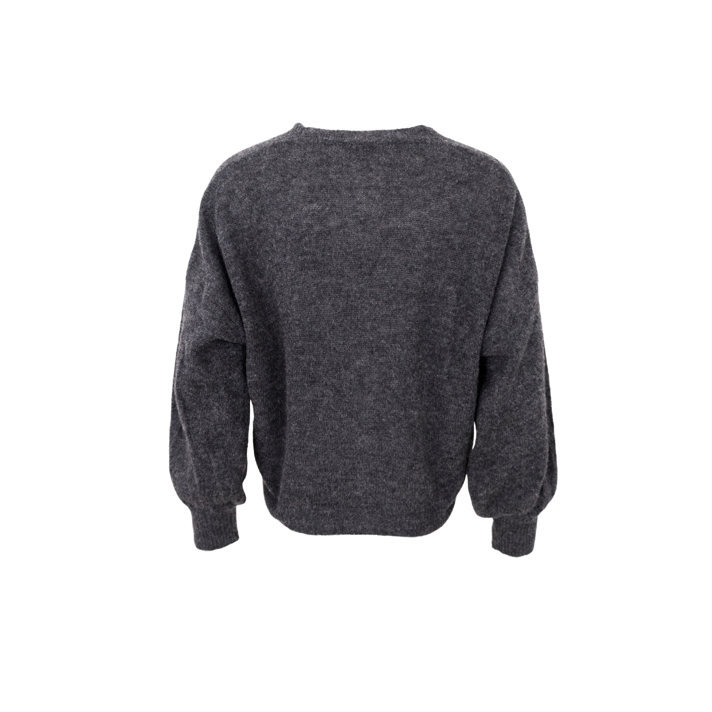 Dell Heavy Knit Cardigan - Charcoal