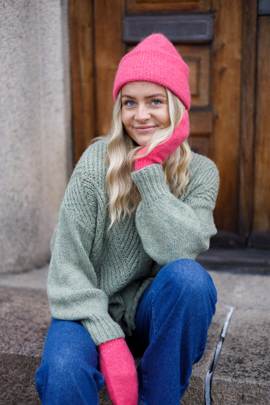 Ginger Rib Hat - Pink