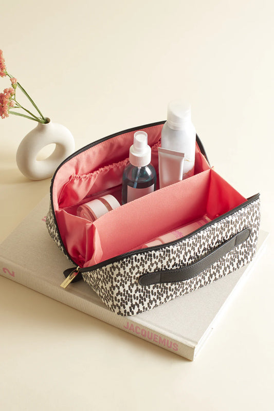 Black Spot Cosmetic Bag