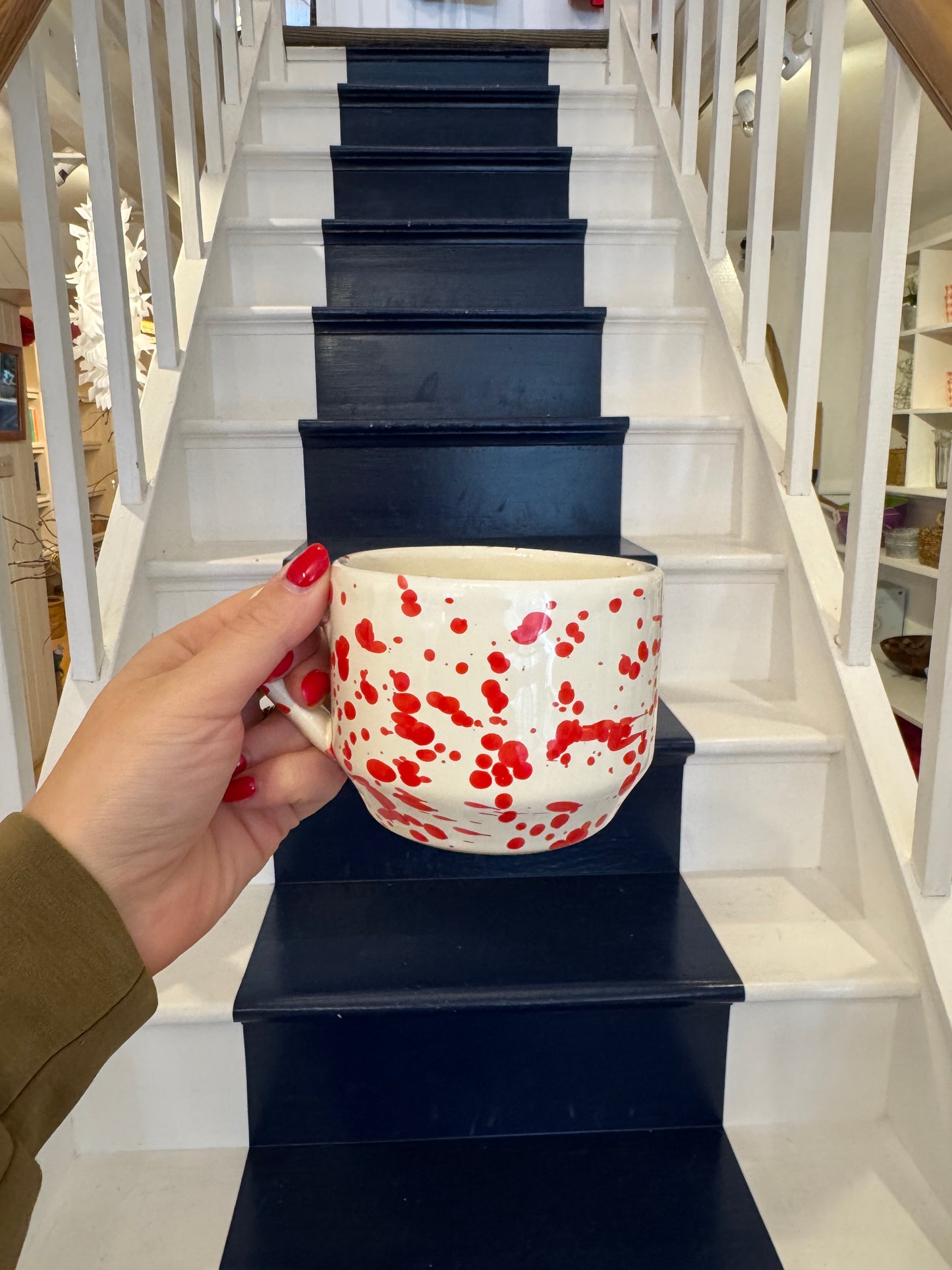 Latte Mug - Red