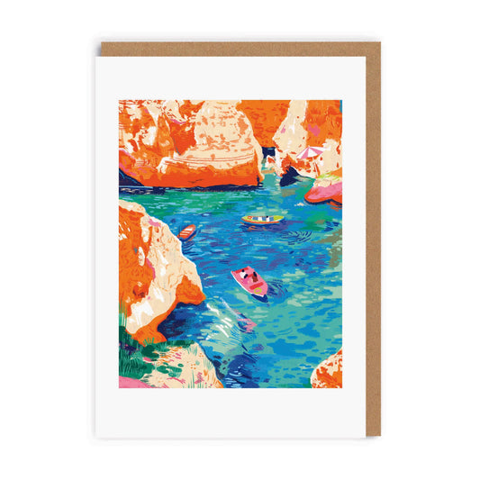 Orange Cliffs Card