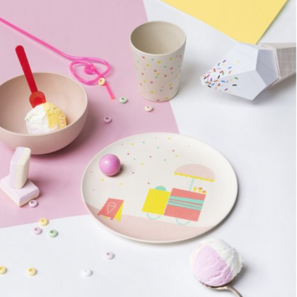 Children’s Bamboo Tableware Ice Cream