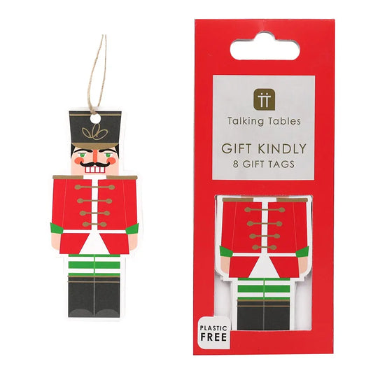 Nutcracker Christmas Gift Tags - 8 Tags