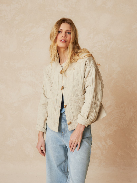 Cropped Toggle Jacket